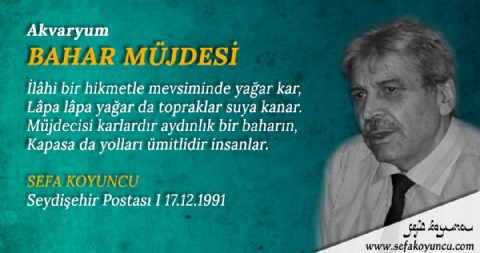 BAHAR MÜJDESİ