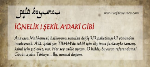 ŞEKİL A’DAKİ GİBİ