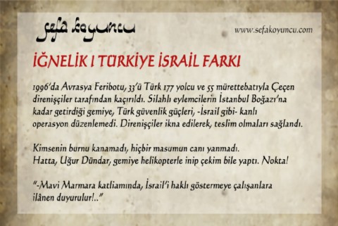 TÜRKİYE İSRAİL FARKI