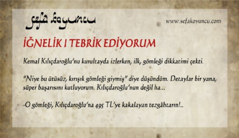 TEBRİK EDİYORUM