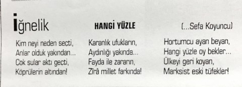 HANGİ YÜZLE?
