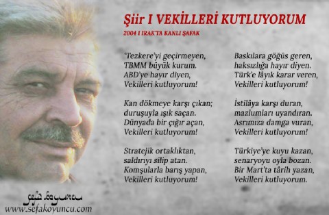 VEKİLLERİ KUTLUYORUM