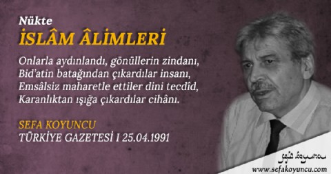 İSLÂM ÂLİMLERİ