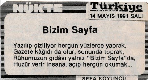 BİZİM SAYFA