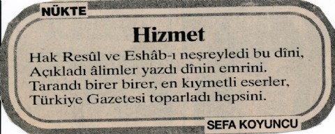 HİZMET