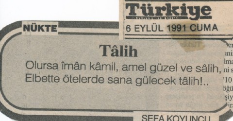 TÂLİH