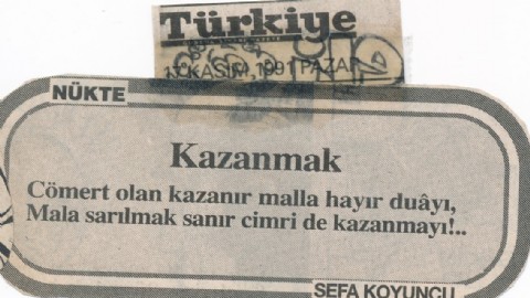 KAZANMAK