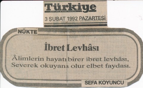 İBRET LEVHÂSI