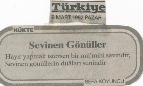 SEVİNEN GÖNÜLLER