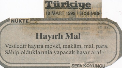 HAYIRLI MAL