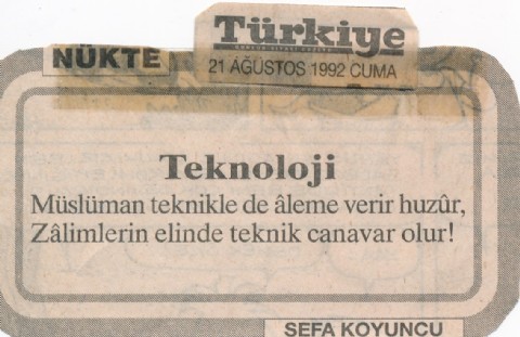 TEKNOLOJİ