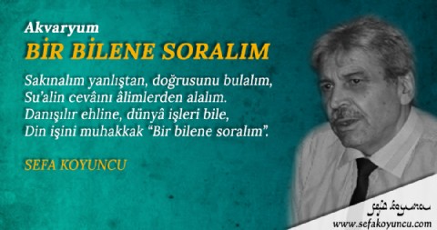 BİR BİLENE SORALIM