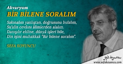 BİR BİLENE SORALIM