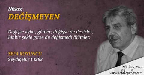 DEĞİŞMEYEN