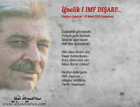 IMF DIŞARI!..