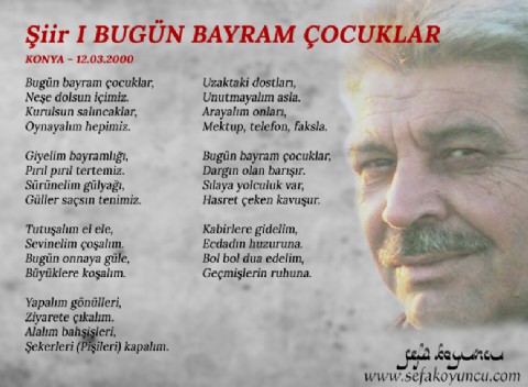 BUGÜN BAYRAM ÇOCUKLAR