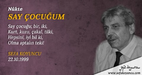 SAY ÇOCUĞUM