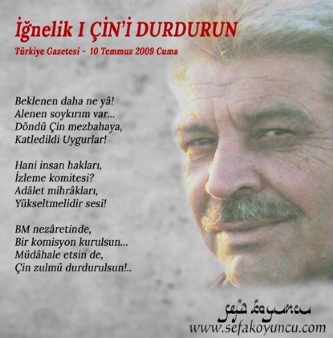 ÇİN’İ DURDURUN