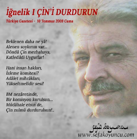 ÇİN’İ DURDURUN