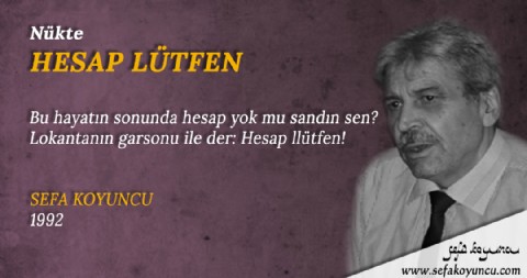 HESAP LÜTFEN