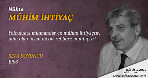 MÜHİM İHTİYAÇ