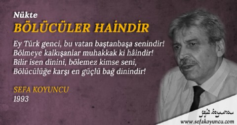 BÖLÜCÜLER HAİNDİR