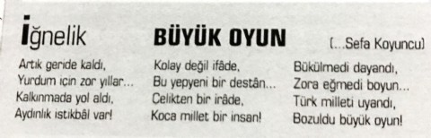 BÜYÜK OYUN