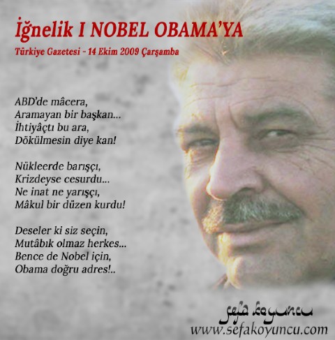 NOBEL OBAMA’YA