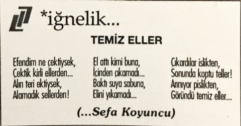 TEMİZ ELLER