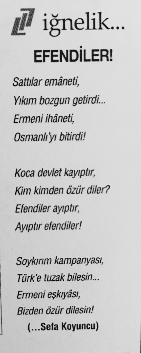 EFENDİLER!