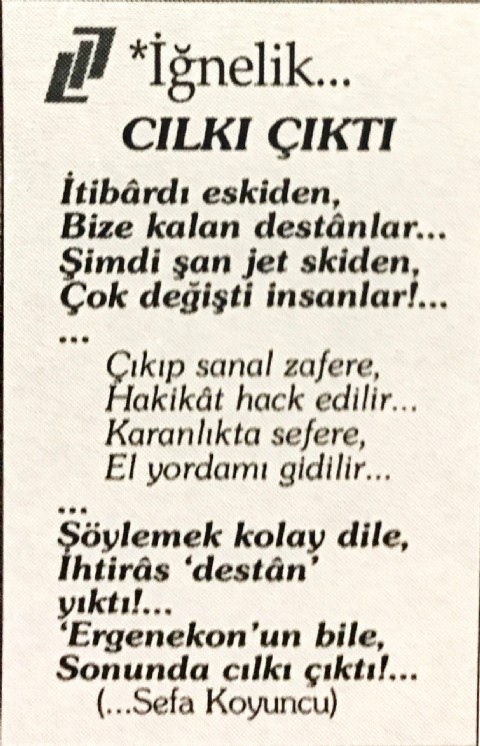 CILKI ÇIKTI