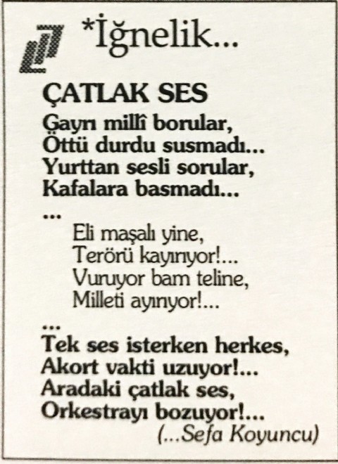 ÇATLAK SES