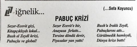 PABUÇ KRİZİ