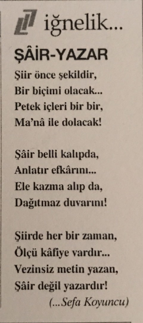 ŞÂİR-YAZAR