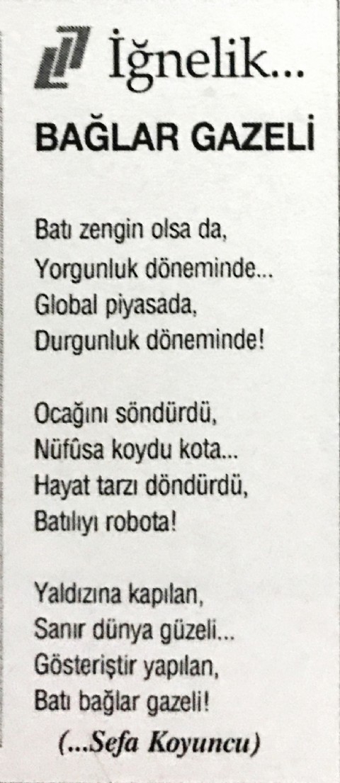 BAĞLAR GAZELİ