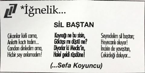 SİL BAŞTAN