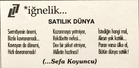 SATILIK DÜNYA