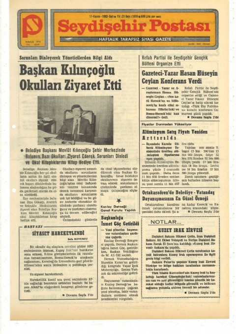 SİYASET HAREKETLENDİ - 1992