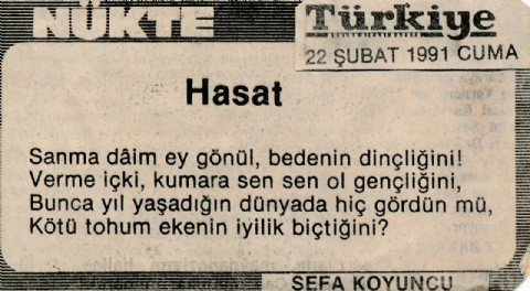 HASAT - 22 ŞUBAT 1991