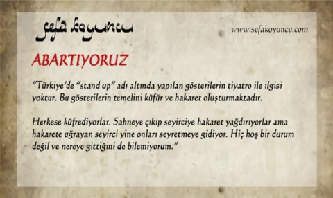 ABARTIYORUZ