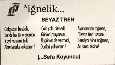 BEYAZ TREN