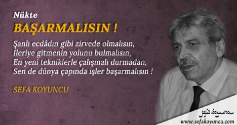 BAŞARMALISIN !