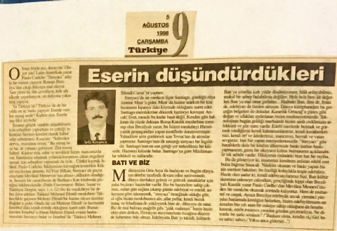 ESERİN DÜŞÜNDÜRDÜKLERİ