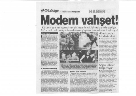 Modern Vahşet - Türkiye Gazetesi I 2005
