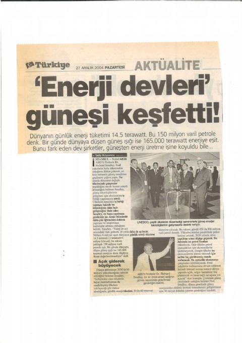 Enerji Devleri Güneşi Keşfetti