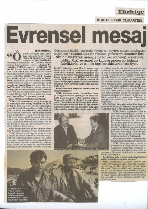 EVRENSEL MESAJ