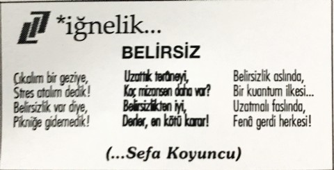 BELİRSİZ