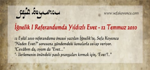 Referandumda Yıldızlı Evet