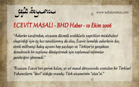 ECEVİT MASALI