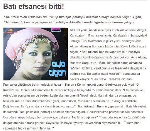 BATI EFSANESİ BİTTİ!